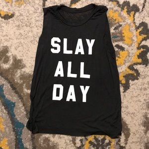 Black super comfy tank top